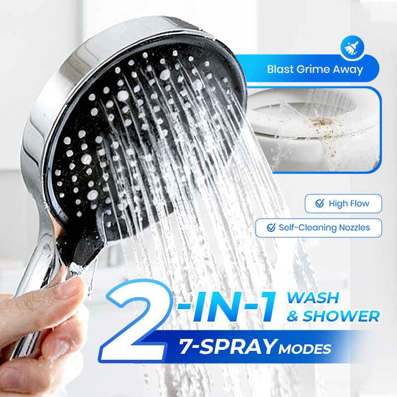 High-Pressure Adjustable Rainfall Shower Head