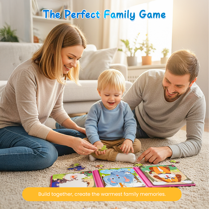 Children's Magnetic Building Book