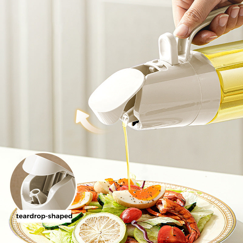 Leak-Proof Glass Oil Bottle, Spray & Pour