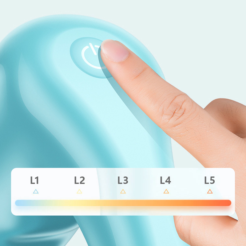 5-Speed Handheld Massager Ring with Adjustable Belt