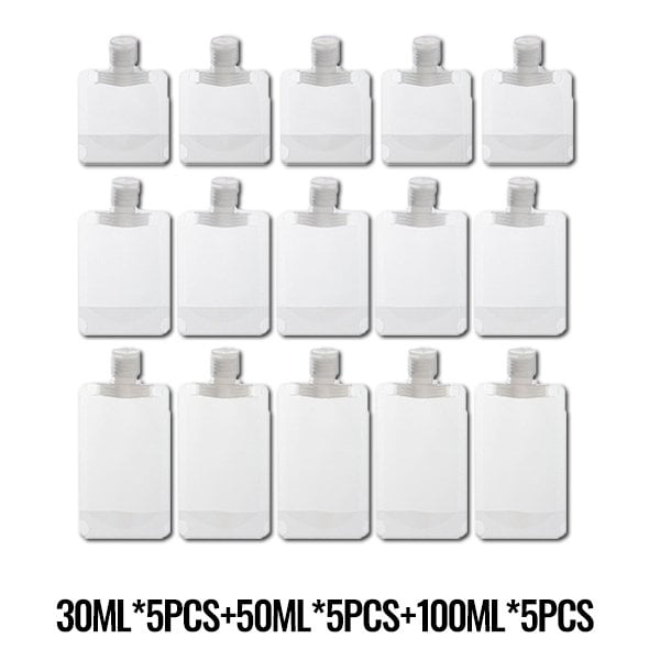 (🌷Summer SALE 49% OFF ) Portable Travel Fluid Makeup Packing Bag(10 Pcs）
