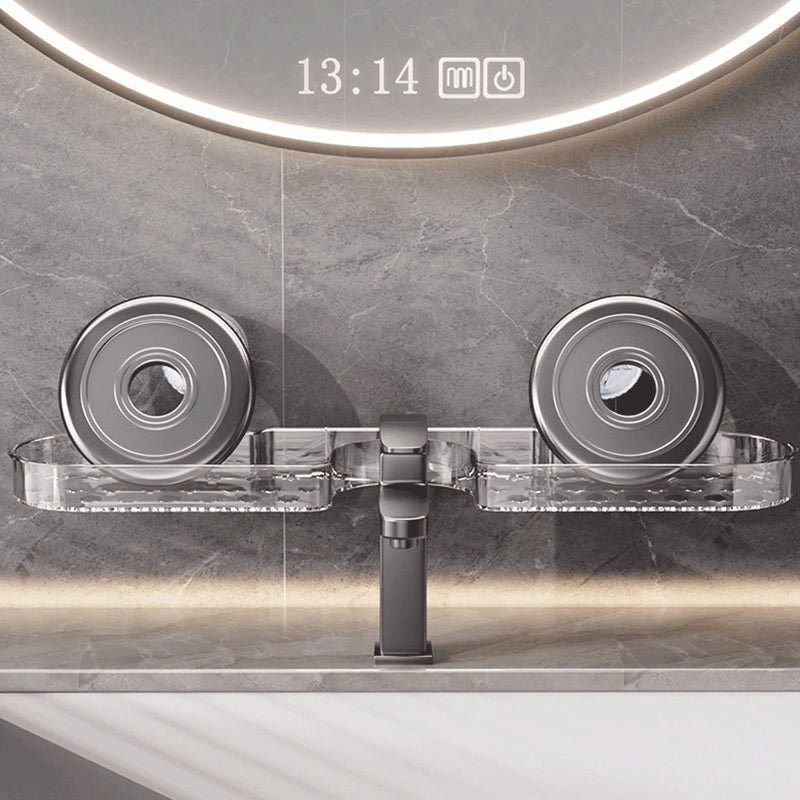 Multi-purpose organiser with suction cups for wall mounting without drilling