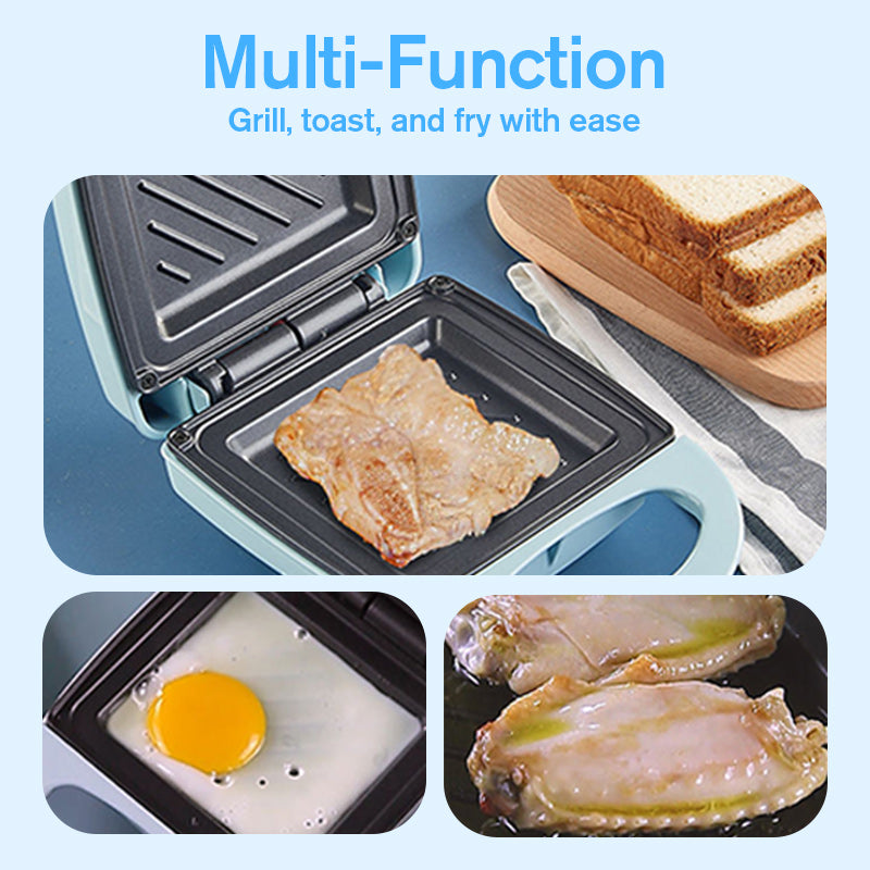 Compact Multi-Function Fast Heating Sandwich Maker