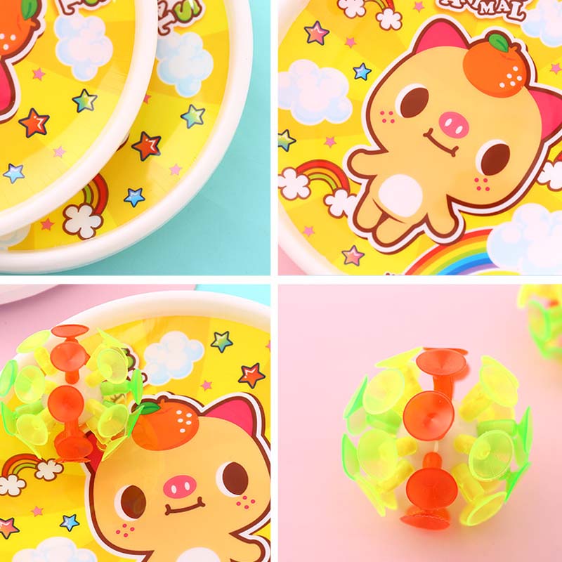 Glowing Suction Ball Play Set for Kids