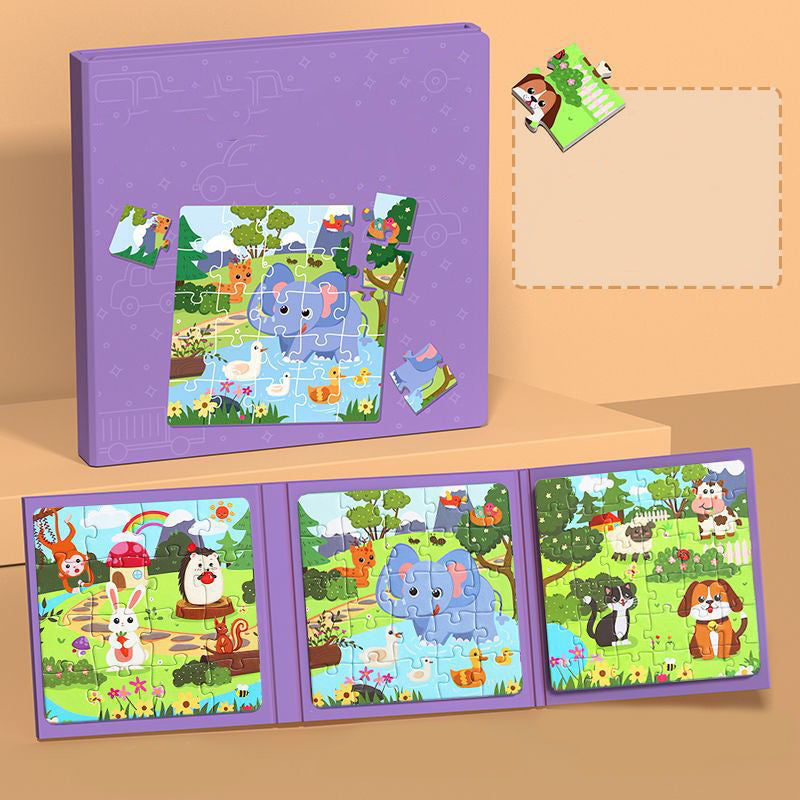 Children's Magnetic Building Book