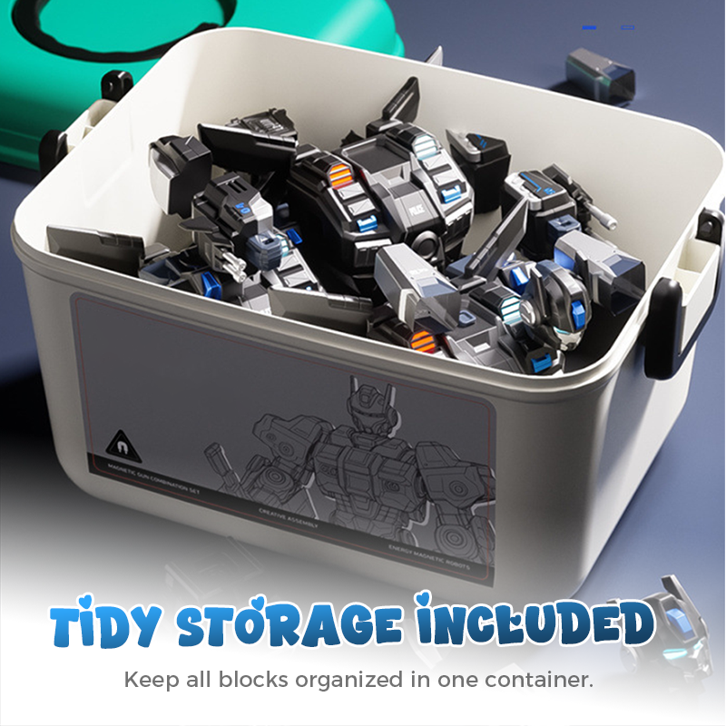 9 in 1 Magnetic Transforming Car & Robot Toy