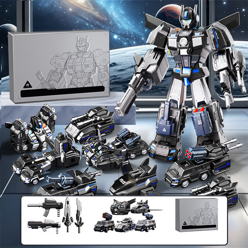 9 in 1 Magnetic Transforming Car & Robot Toy
