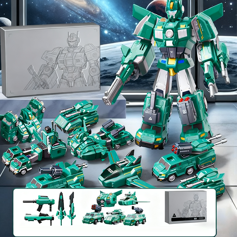 9 in 1 Magnetic Transforming Car & Robot Toy