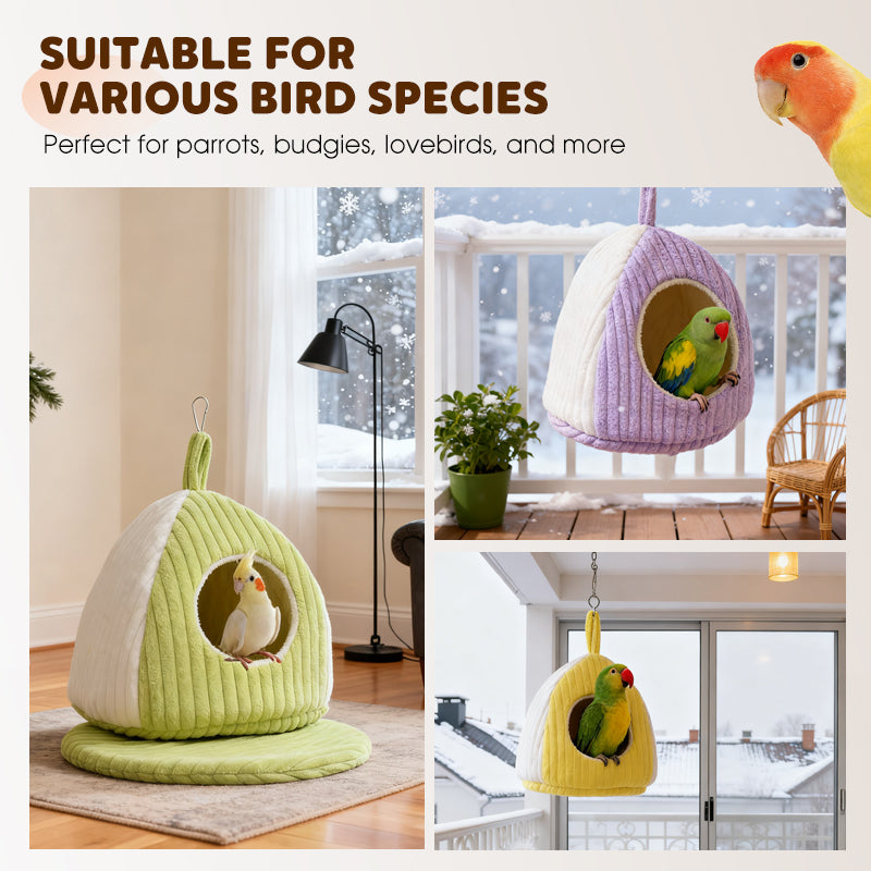 Hanging Bird Nest for Winter Warmth