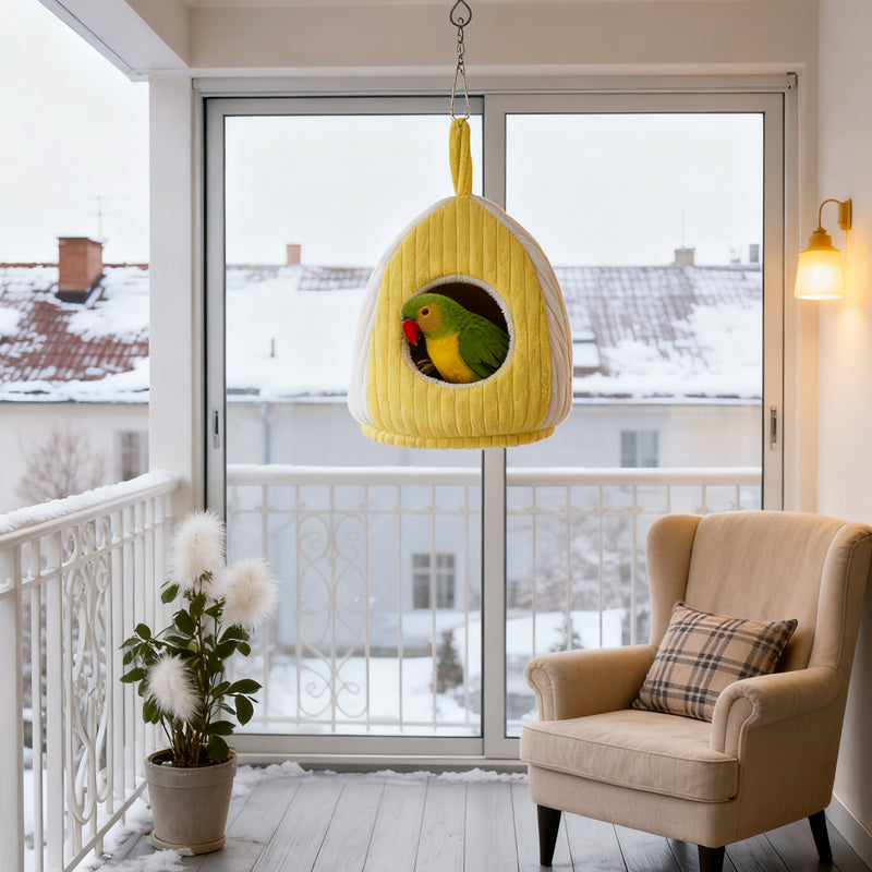 Hanging Bird Nest for Winter Warmth