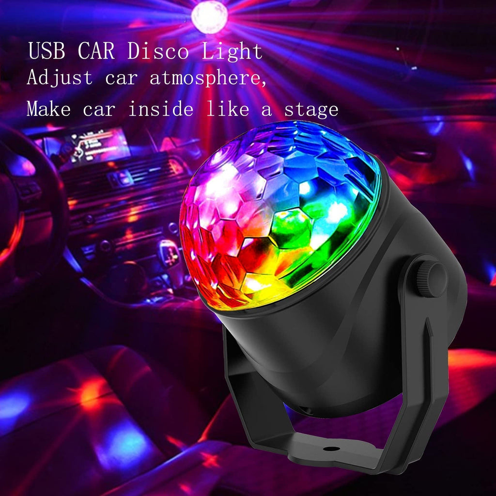 Colorful Rotating Magic Disco Ball Light