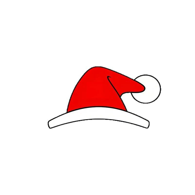 Christmas Hat Decorative Sticker