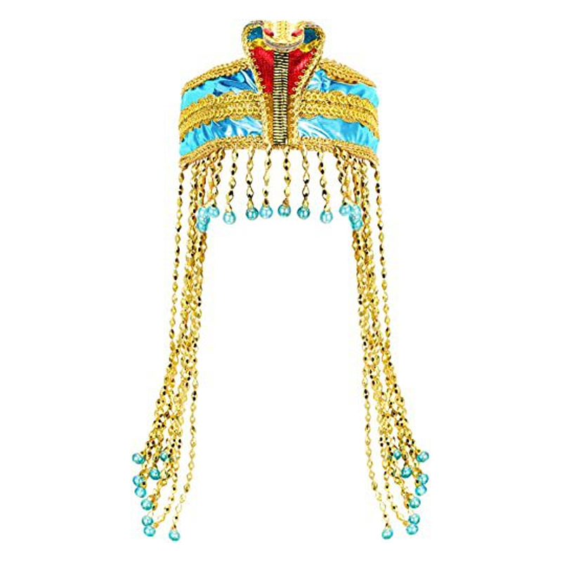 Ancient Cleopatra Beaded Headdress Accessory