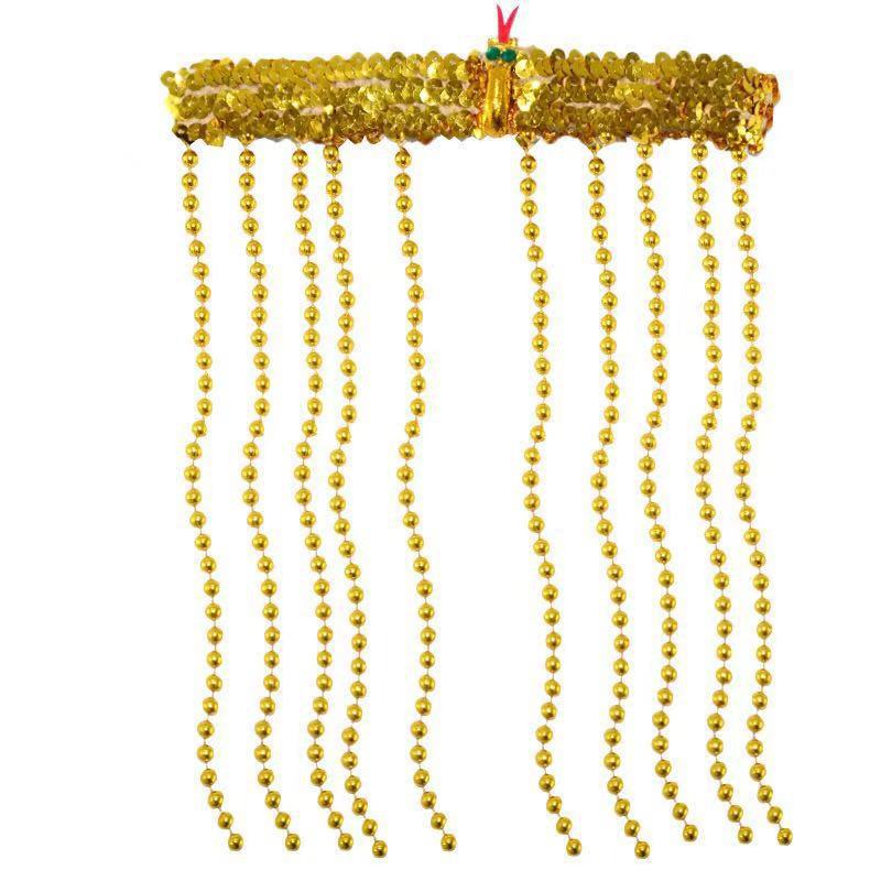 Ancient Cleopatra Beaded Headdress Accessory