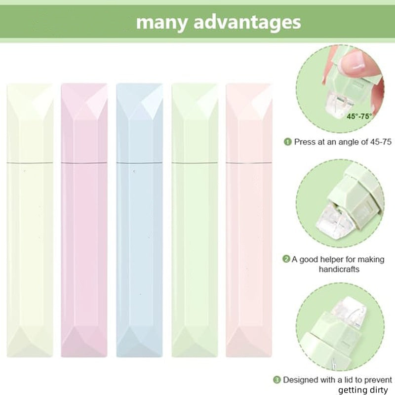 4PCS Double Sided Tape Roller for Crafts