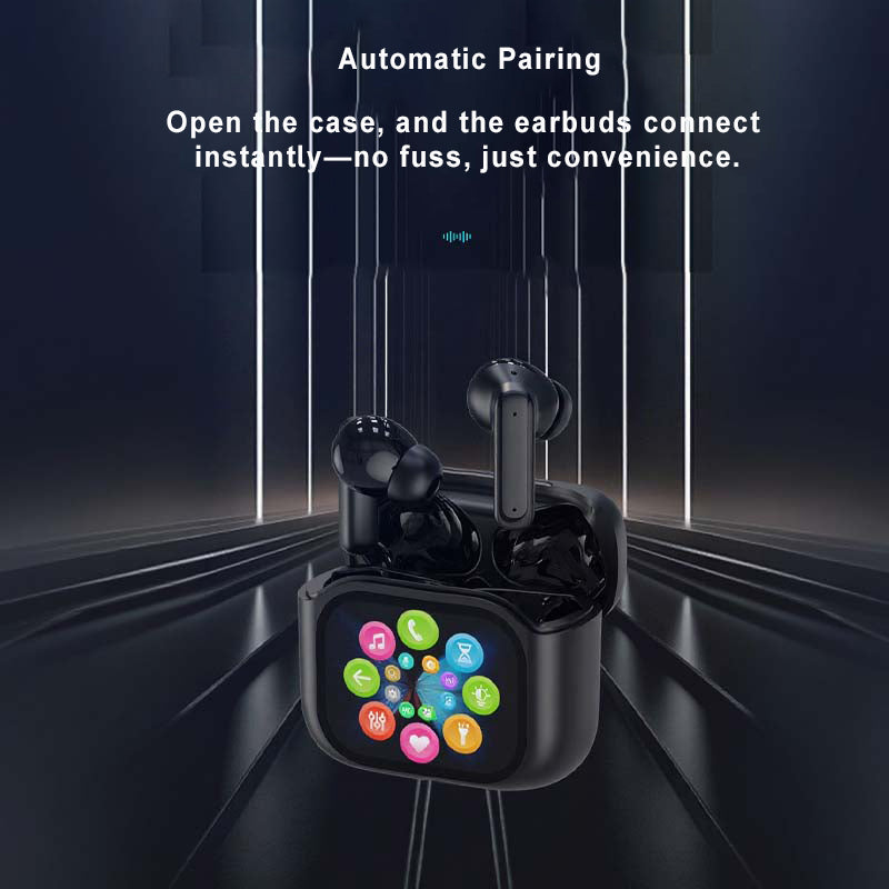 Compact Touch-Control Clear-Sound Earbuds