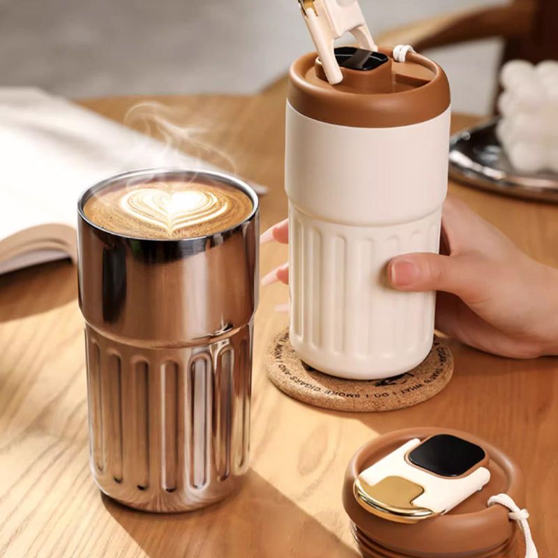 Coffee  Insulated Cup with Temperature Display