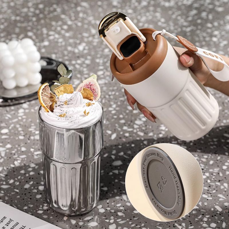 Coffee Insulated Cup with Temperature Display