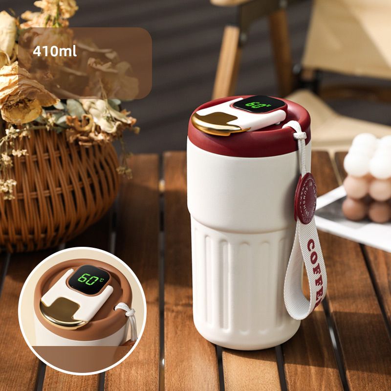 Coffee Insulated Cup with Temperature Display