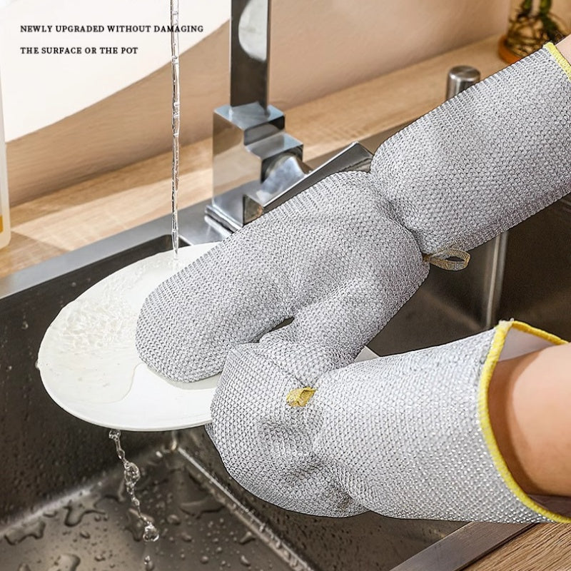 Multipurpose Non-Scratch Wire Dishwashing Gloves