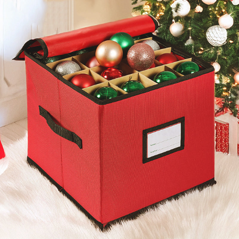 Foldable Christmas Ornament Storage Box