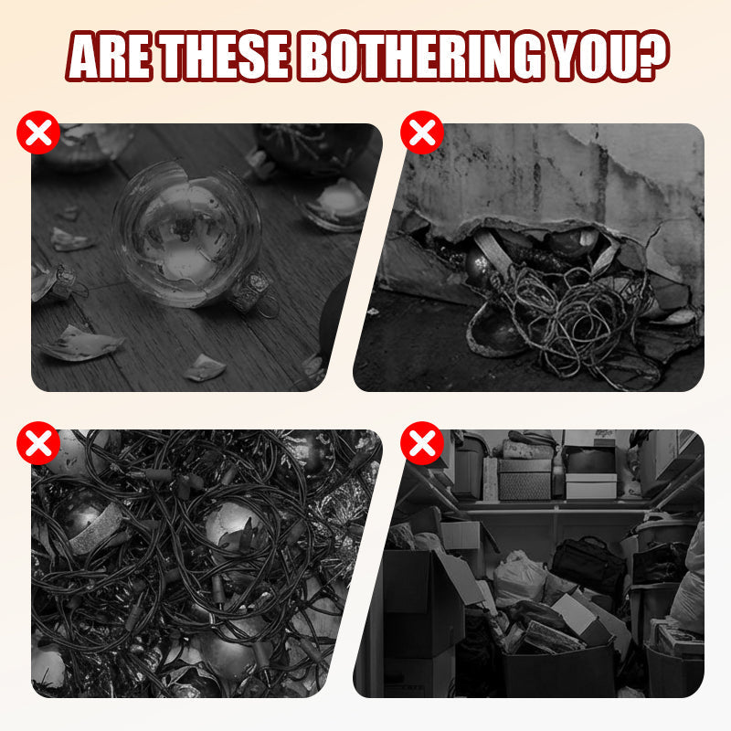 Foldable Christmas Ornament Storage Box