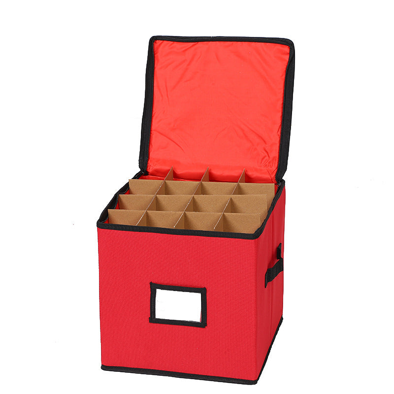 Foldable Christmas Ornament Storage Box
