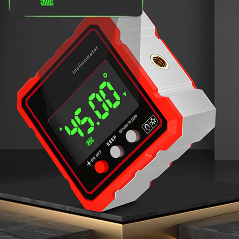 High-Precision Magnetic Inclinometer with LED Display