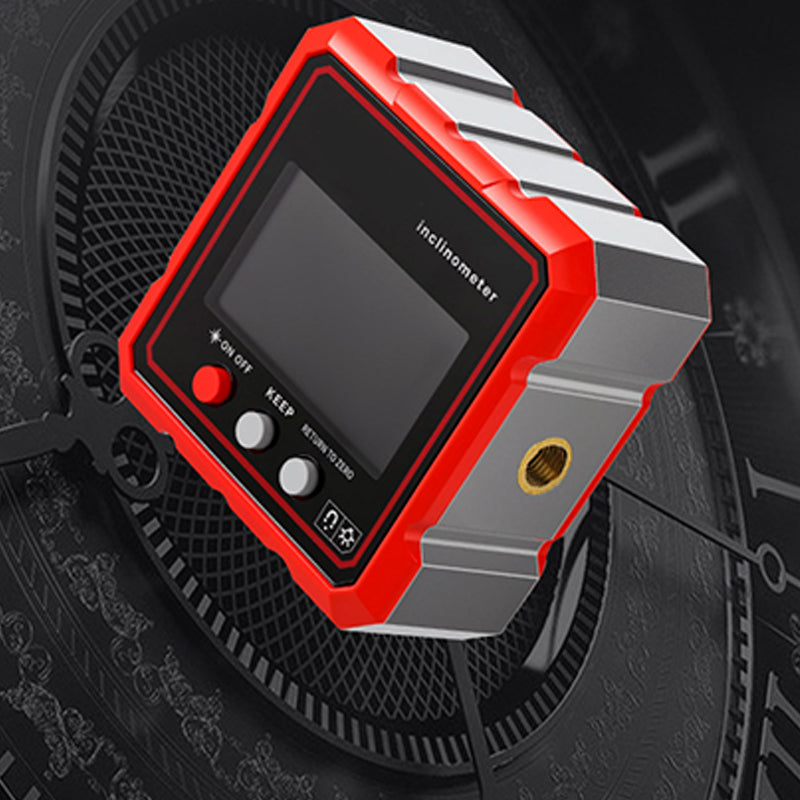 High-Precision Magnetic Inclinometer with LED Display